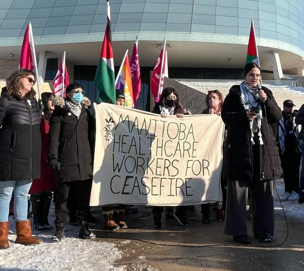 Solidarity from Winnipeg to Gaza