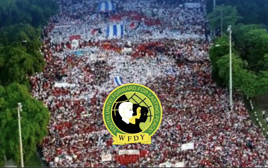 For an end to the blockade against Cuba and to the energy crisis affecting the Cuban People